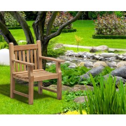 teak wooden armchair