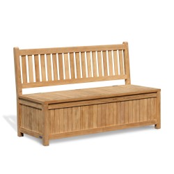 Windsor Wooden Garden Storage Bench – 1.5m