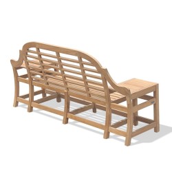 Cheltenham Teak Decorative Outdoor Bench – 2.27m