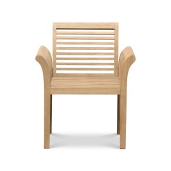 Aero Contemporary Teak Garden Armchair
