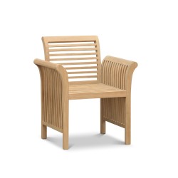 Aero Contemporary Teak Garden Armchair