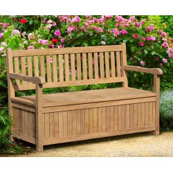 outdoor storage bench