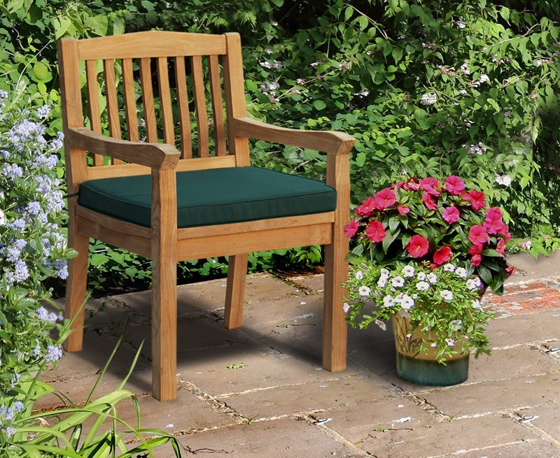 teak garden chair with arms