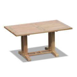 Cadogan Rectangular Outdoor Pedestal Table – 1.5m