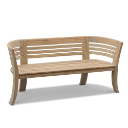 Kensington Teak 3 Seater Deco Garden Bench