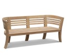 Kensington Teak 4 Seater Deco Garden Bench
