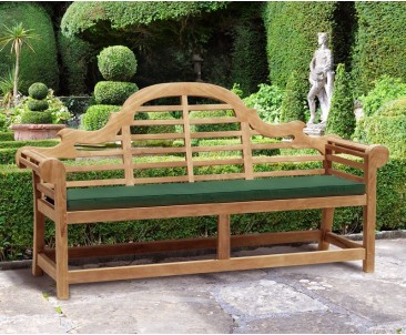 Lutyens-Style Bench, Teak – 1.95m