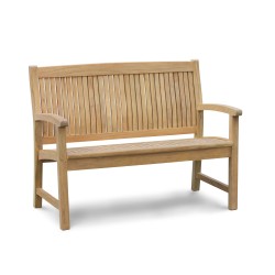 Stanford 2 Seater Teak Outdoor Bench – 1.2m