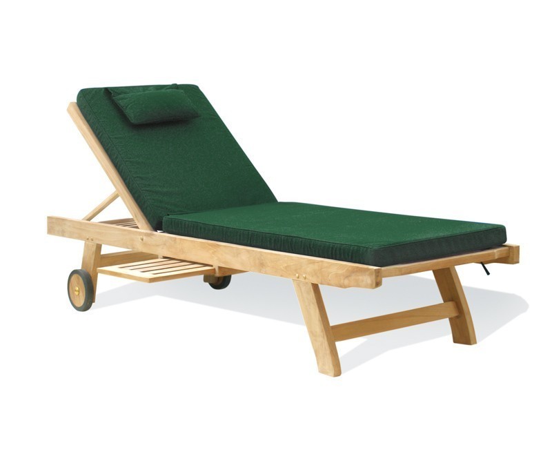 Teak Reclining Sun Lounger Teak Reclining Sun Lounger