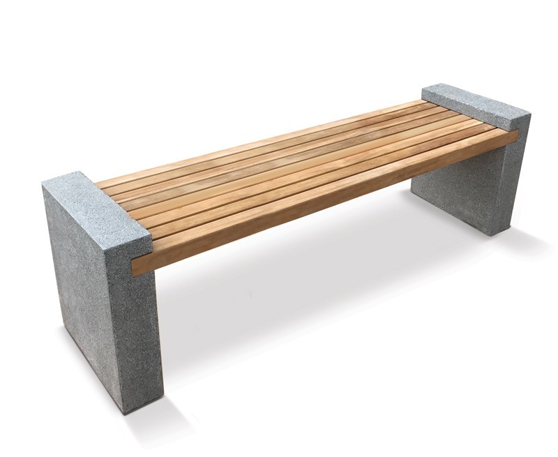 Gallery Granite and Teak Bench – 1.9m