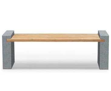 Gallery Granite and Teak Bench – 1.9m