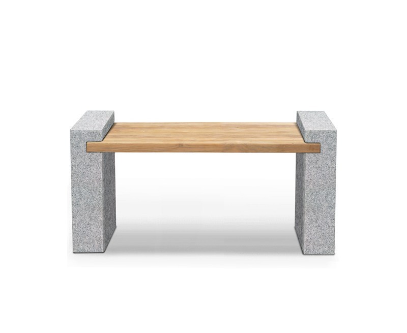 Gallery Granite and Teak Bench – 1.3m Gallery Granite and Teak Bench – 1.3m