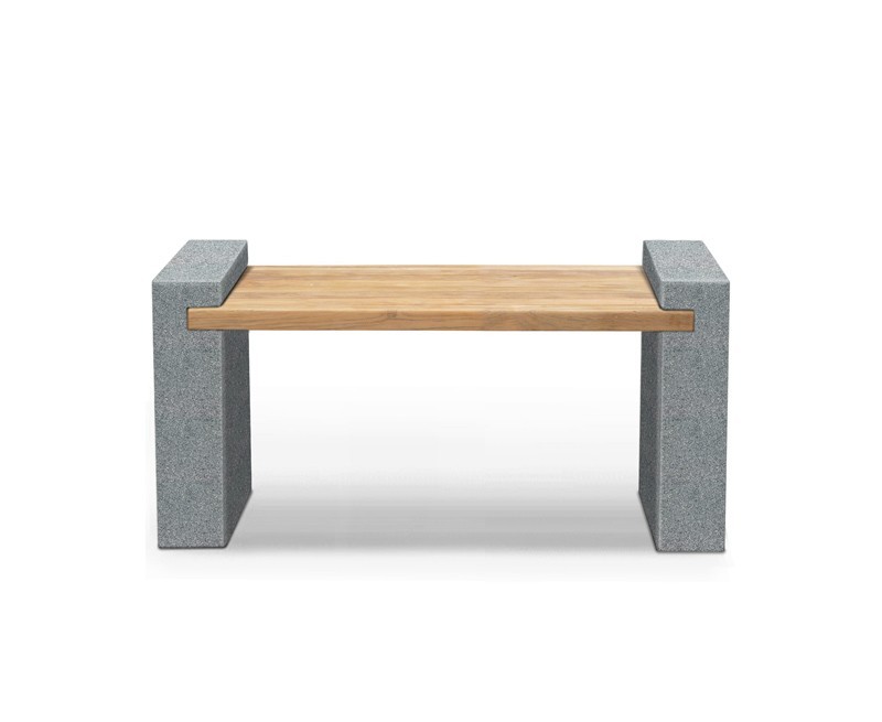 Gallery Granite and Teak Bench – 1.3m Gallery Granite and Teak Bench – 1.3m