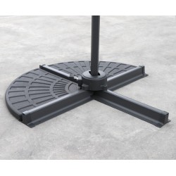 HDPE Concrete Filled Cantilever Parasol Base Weights – 2 Pieces