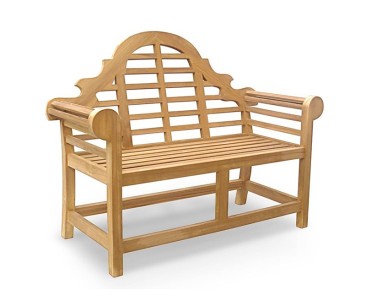 Lutyens-Style Bench, Teak – 1.35m 2
