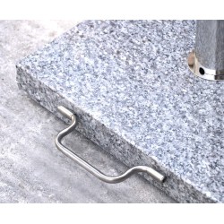 Granite Parasol Base with Wheels - 25kg