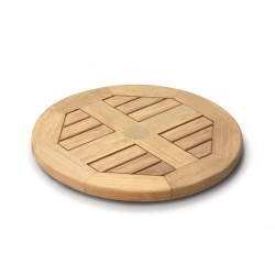 Outdoor Wooden Lazy Susan – 0.5m