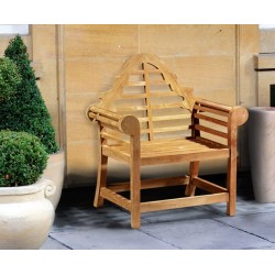 teak lutyens chair