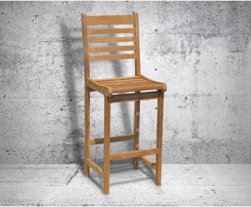 Yale Teak Outdoor Bar Stool 2