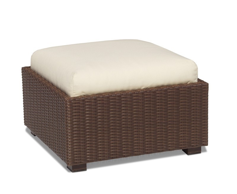 Riviera Rattan Garden Footstool,...