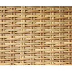 Riviera Rattan Garden Footstool, Wicker Cube Ottoman
