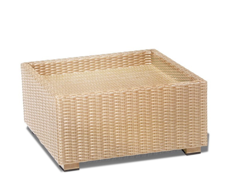 Riviera Rattan Garden Footstool,...