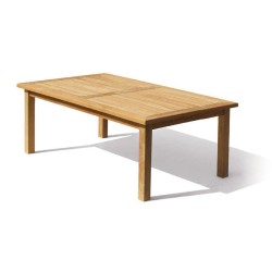 Balmoral Teak Chunky Rectangular Garden Table – 2m