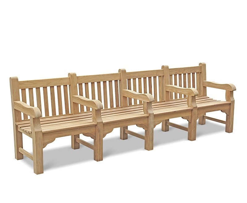 Balmoral Large Heavy-Duty Park Bench with 5 arms – 3m Balmoral Large Heavy-Duty Park Bench with 5 arms – 3m