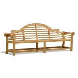 Extra-Large Teak Lutyens-Style Bench – 2.7m