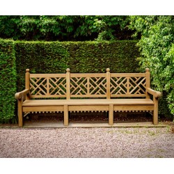 Chiswick Teak Lattice Bench - 2.75m