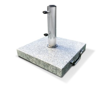 25kg Granite Parasol Base with wheels, Square