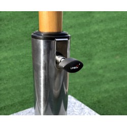 Granite Parasol Base with Wheels - 25kg