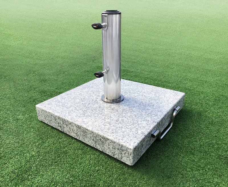 Granite Parasol Base with Wheels - 25kg