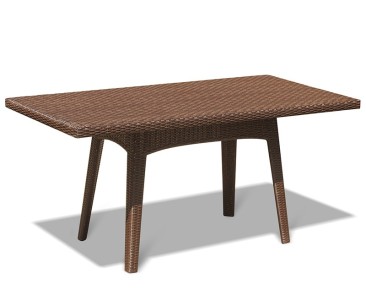 Riviera Rattan Garden Table, Rectangular – 1.6m 2
