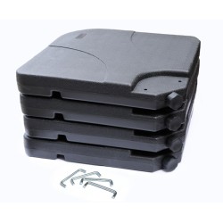 Cantilever Parasol Base Weights, Fillable - 4 Slabs (60-80 kg)