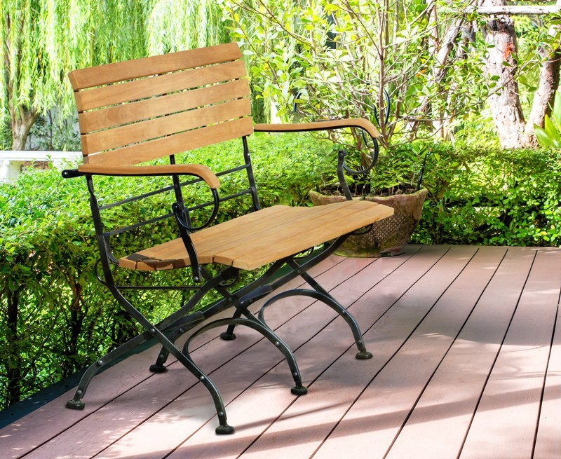 Folding teak bench hotsell