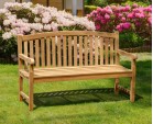 Clivedon 3 Seater Garden Bench, Teak – 1.5m