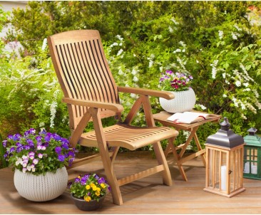 Bali Reclining Garden Chair, Teak