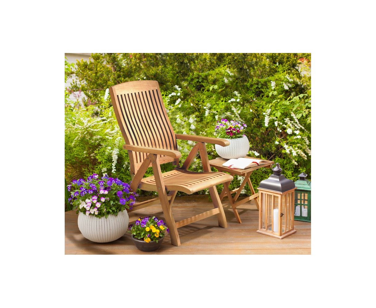 Bali Reclining Garden Chair, Teak