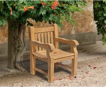 Balmoral Teak Hardwood Garden Armchair 2