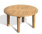 Hilgrove Round Teak Garden Coffee Table – 0.9m