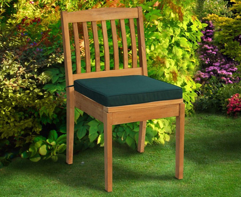 Hilgrove Outdoor Stacking Chair, Teak Stackable Garden Chair