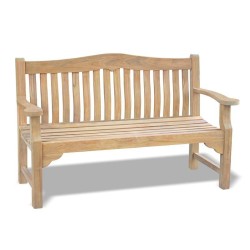 Teak Rose Garden Bench - 1.5m