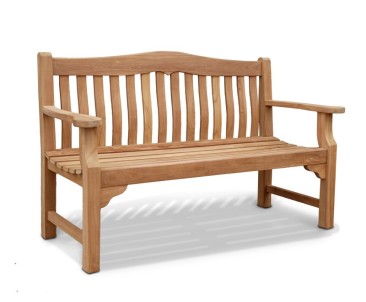 Teak Rose Garden Bench - 1.5m 2