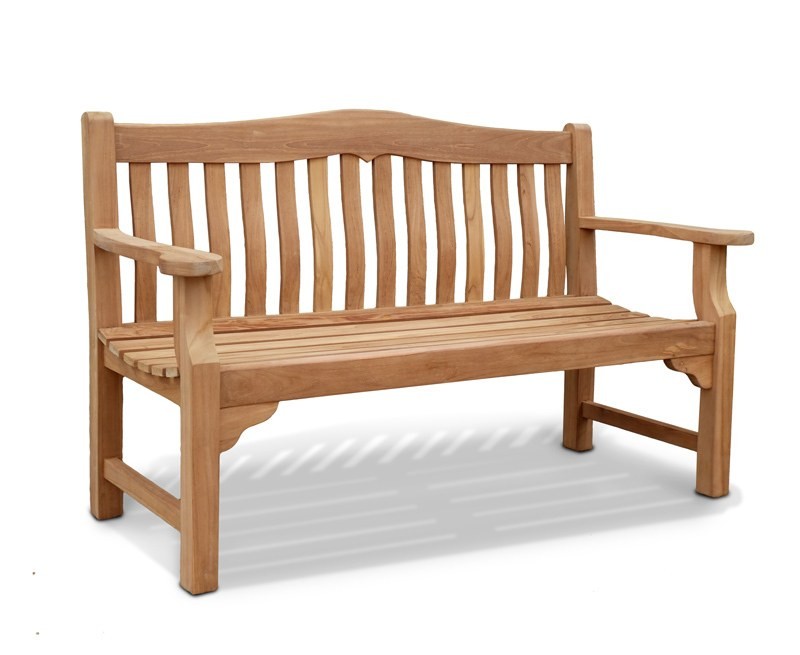 Teak Rose Garden Bench - 1.5m