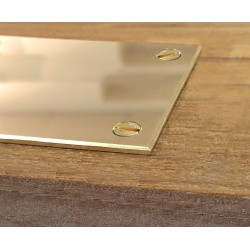 Brass Memorial Plaque