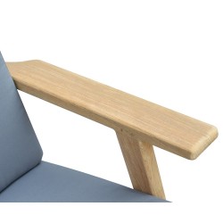 Eero Teak Deep Seat Garden Sofa - 1.4m