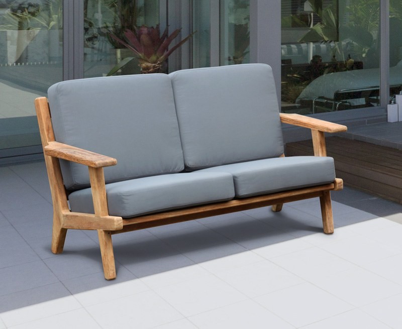 Eero Teak Deep Seat Garden Sofa - 1.4m