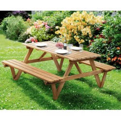 Luxury 5ft Picnic Bench, Teak Wooden Pub Bench – 1.5m