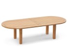 Titan Chunky Oval Garden Table – 1.2 x 3m